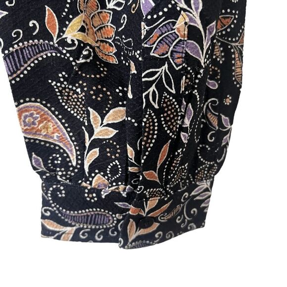 NWT Michael Stars Alexei Printed Bow Blouse Size 2X - Picture 7 of 12